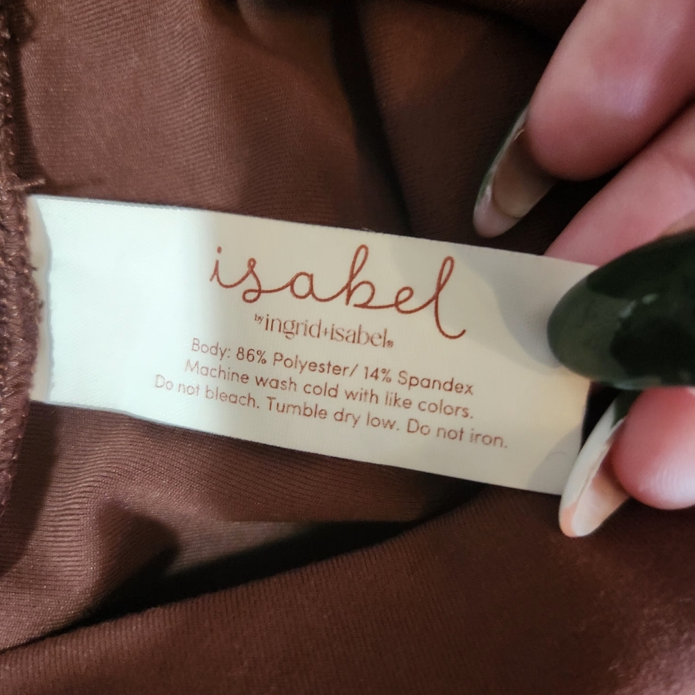 Fold Down Active Flare Leg Maternity Leggings - I… - image 6